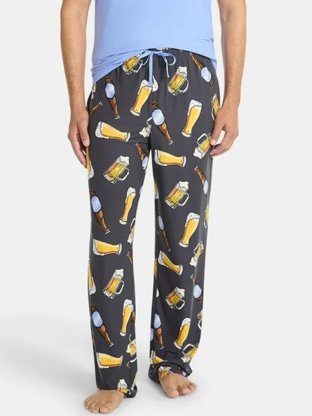 Fox & Badger Beer Print Pajama Pants 🍺 Buttery‎ Soft Lounge Pants Small ✨